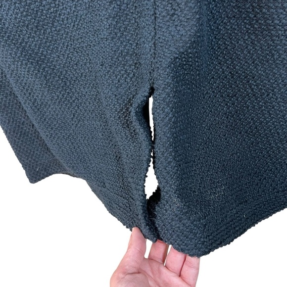 Marine Layer Birdseye Coat Women’s Size L Black - Picture 6 of 9